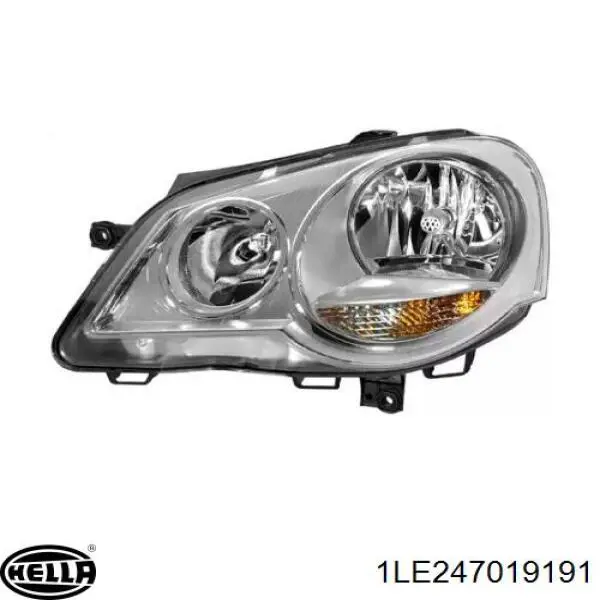 Reflektor lewy 43012 VALEO