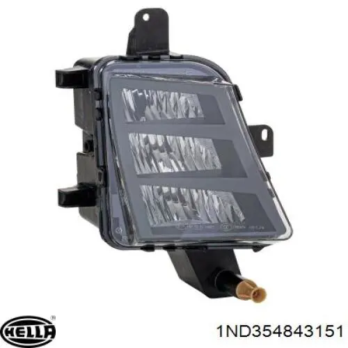 1915316002 TYC Lampa przeciwmgielna lewa