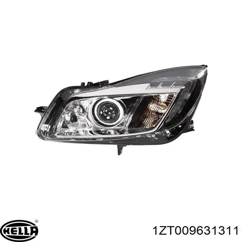 Do koszyka 13278001 Opel Reflektor lewy