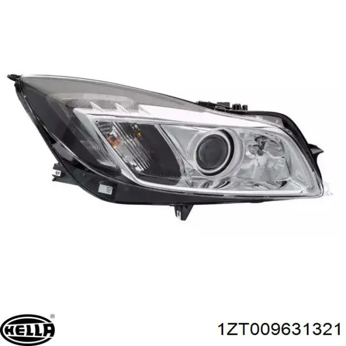 Do koszyka 13278002 Opel Reflektor prawy