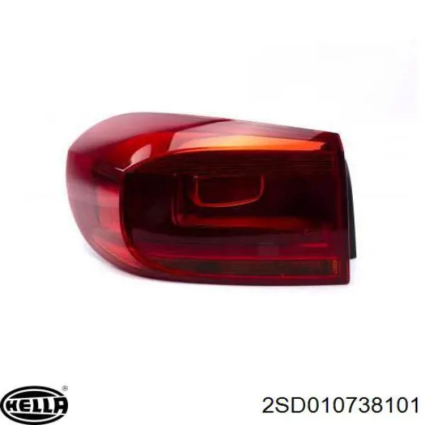 Lampa zespolona tylna prawa zewnętrzna HELLA 2SD010738101 cena, od 107,33 USD