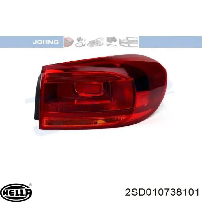 Do koszyka 2SD010738101 HELLA Lampa zespolona tylna prawa zewnętrzna