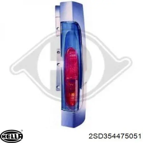 Lampa zespolona tylna lewa Renault (RVI) 8200202750 cena, od  