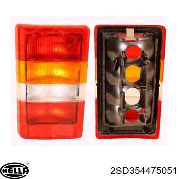 Do koszyka 8200202750 Renault (RVI) Lampa zespolona tylna lewa