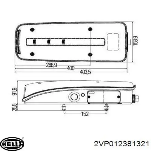 Lampa zespolona tylna lewa Iveco 99463243 cena, od 45,31 USD