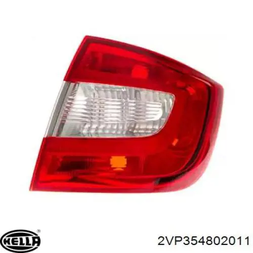 2VP354802011 HELLA lampa zespolona tylna lewa