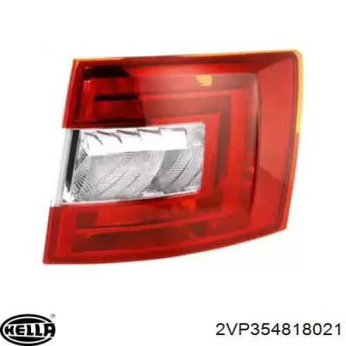 2VP354818021 HELLA Lampa zespolona tylna prawa