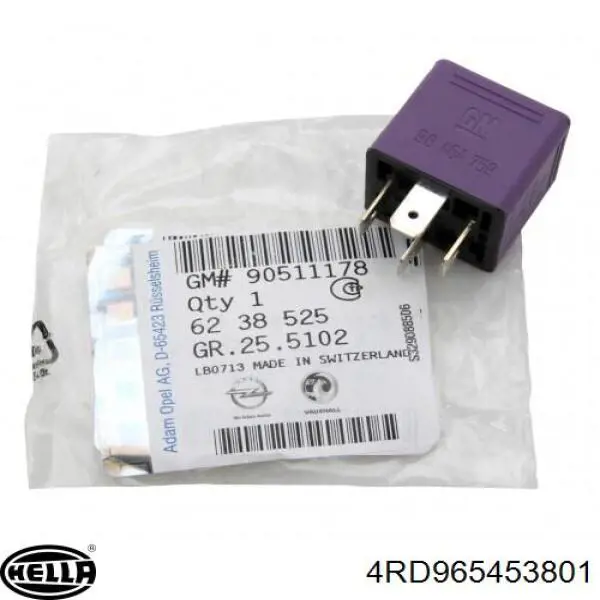 Do koszyka 4RD965453801 HELLA Elektryczne przekaźnik wielofunkcyjne