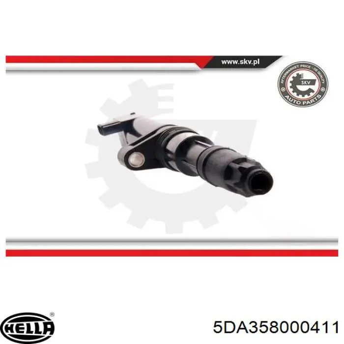 Do koszyka 5DA358000411 HELLA Cewka zapłonowa