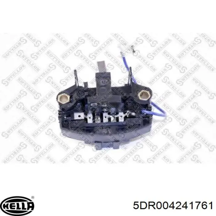 Do koszyka 5DR004241761 HELLA Regulator alternatora (przekaźnik ładowania)