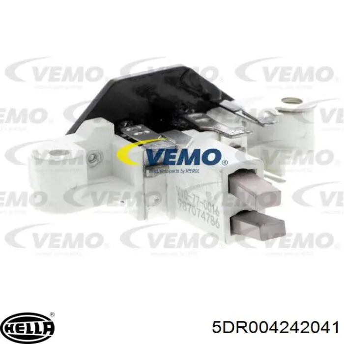 Do koszyka 5DR004242041 HELLA Regulator alternatora (przekaźnik ładowania)