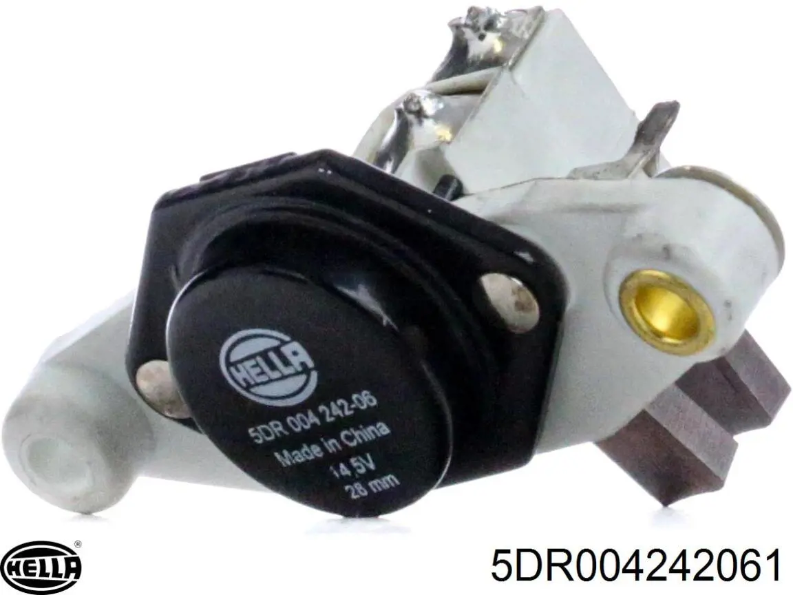 Do koszyka 5DR004242061 HELLA Regulator alternatora (przekaźnik ładowania)