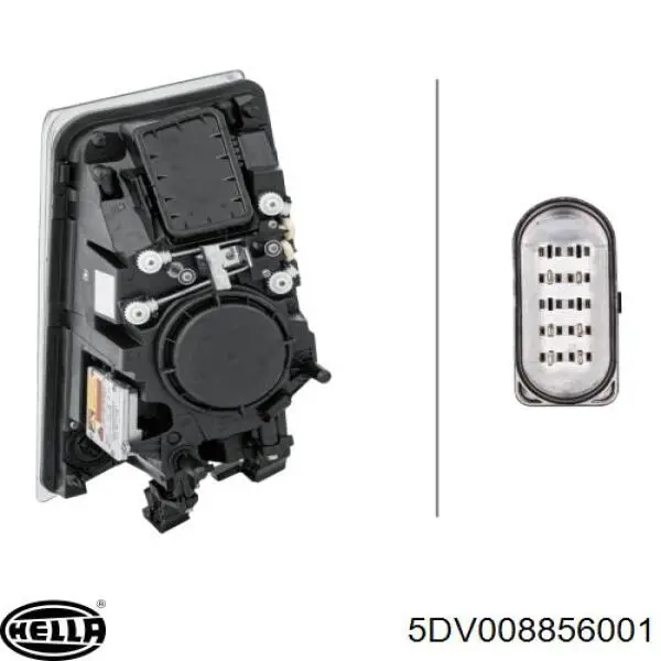 Urządzenie zapłonowe (ksenon) HELLA 5DV008856001 cena, od 480,60 USD