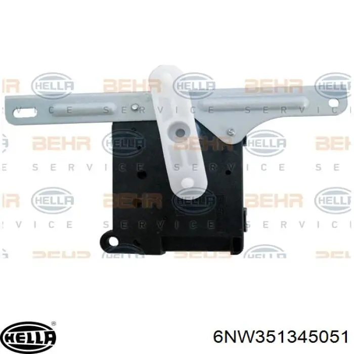 6NW351345051 HELLA Silniczek klapy nagrzewnicy