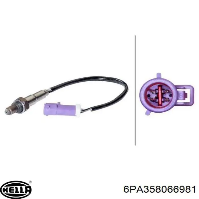 Sonda lambda czujnik tlenu po katalizatorze HELLA 6PA358066981 cena, od 39,16 USD