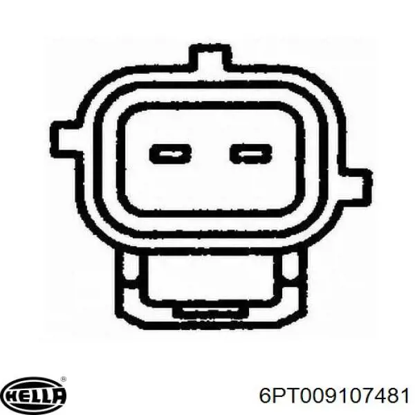 Do koszyka 6PT009107481 HELLA Czujnik temperatury płynu chłodzącego