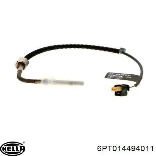Czujnik temperatury spalin, przed katalizatorem HELLA 6PT014494011 cena, od 63,88 USD