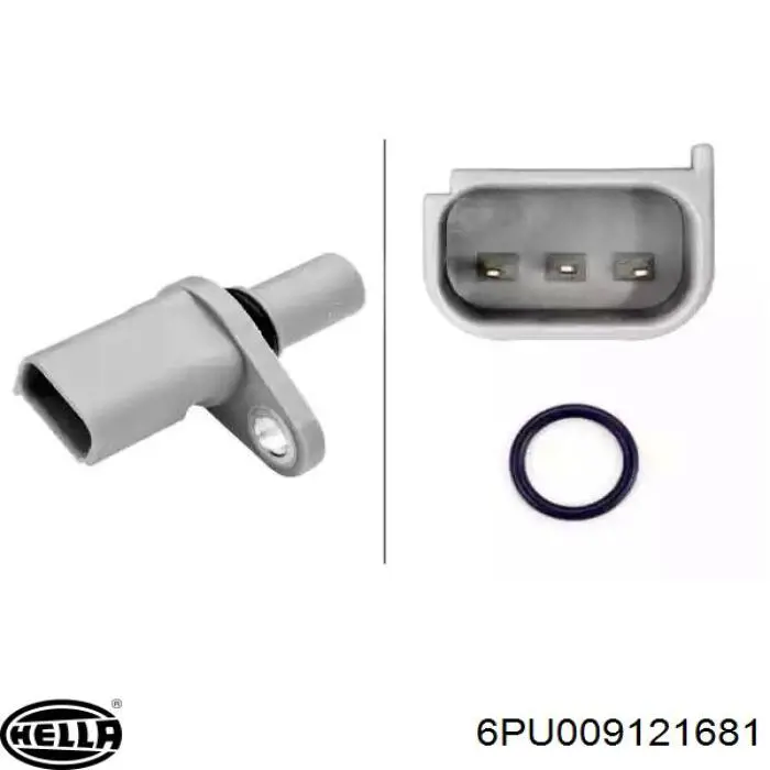 Do koszyka 6PU009121681 HELLA Czujnik położenia wałka rozrządu