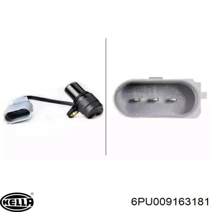 Do koszyka 6PU009163181 HELLA Czujnik położenia wału korbowego