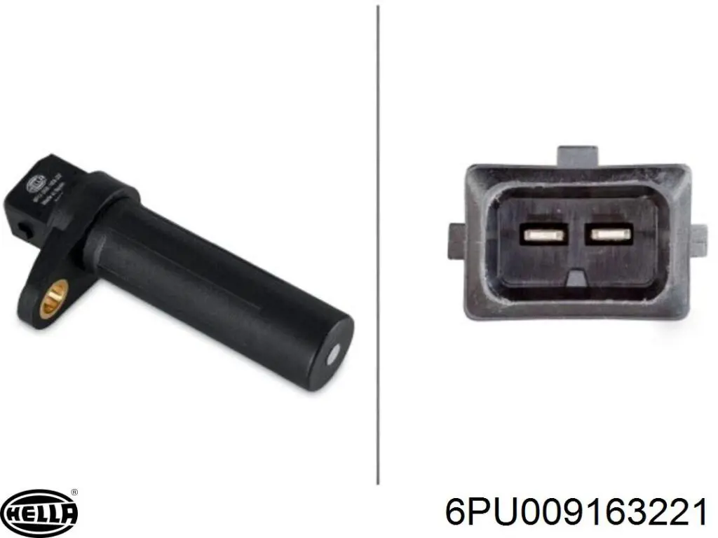 Do koszyka 6PU009163221 HELLA Czujnik położenia wału korbowego