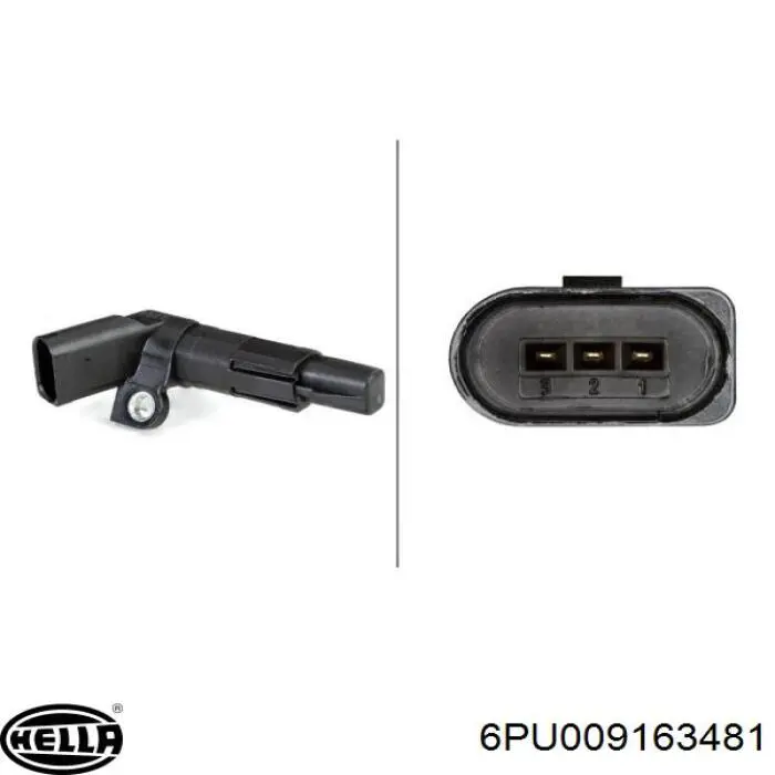 Do koszyka 6PU009163481 HELLA Czujnik położenia wału korbowego