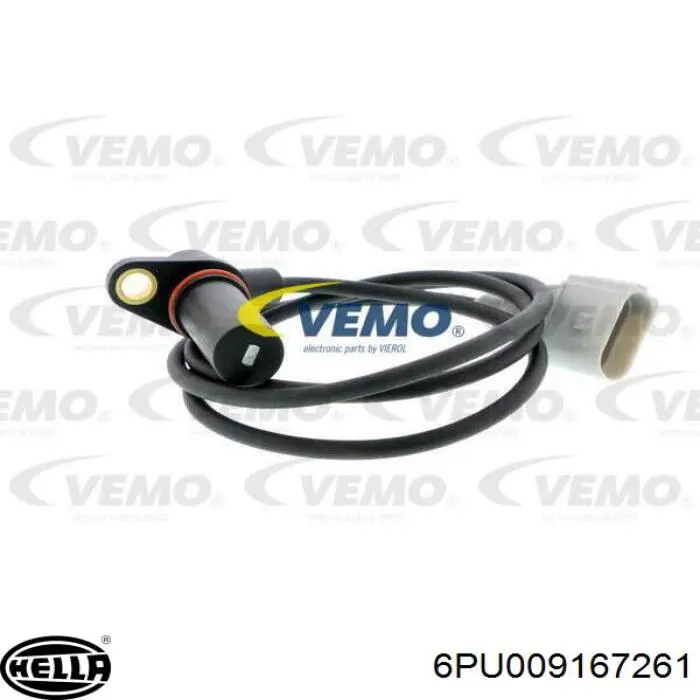 Czujnik położenia wału korbowego HELLA 6PU009167261 cena, od 26,62 USD