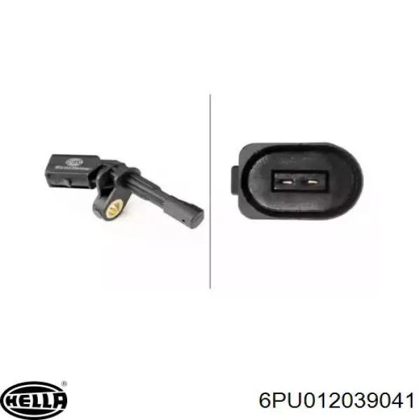 Czujnik ABS tylny prawy HELLA 6PU012039041 cena, od 12,20 USD