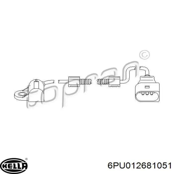 Do koszyka 6PU012681051 HELLA Czujnik położenia wałka rozrządu