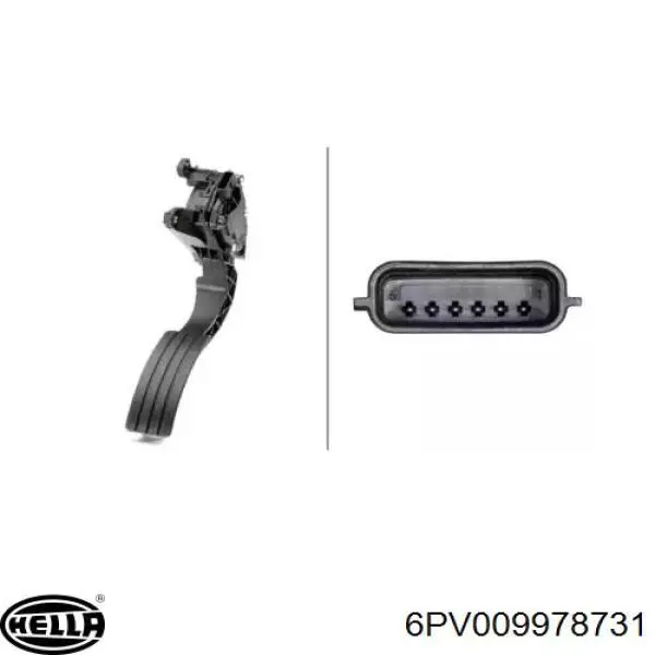 180029347RD Renault (RVI) Pedał przyspieszenia (gazu)