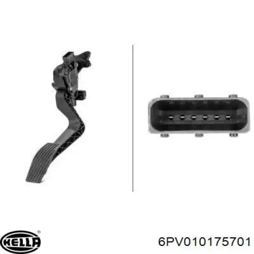 Pedał przyspieszenia (gazu) Jeep RENEGADE SUV (BU) (2014 - 2023) cena, od 80,40 USD