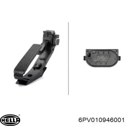 Pedał przyspieszenia (gazu) Mercedes 0055452214 cena, od 91,94 USD