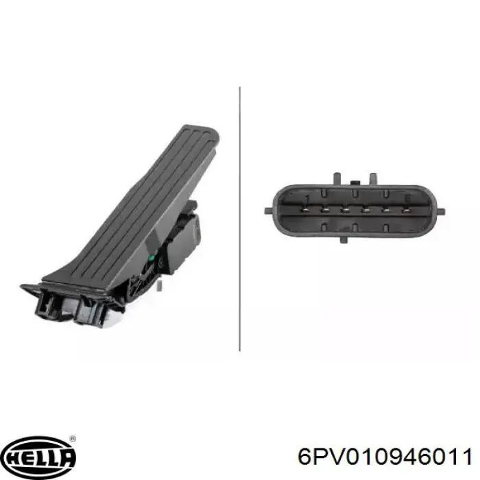 Pedał przyspieszenia (gazu) HELLA 6PV010946011 cena, od 59,83 USD