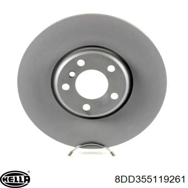 8DD355119261 HELLA tarcza hamulcowa przednia