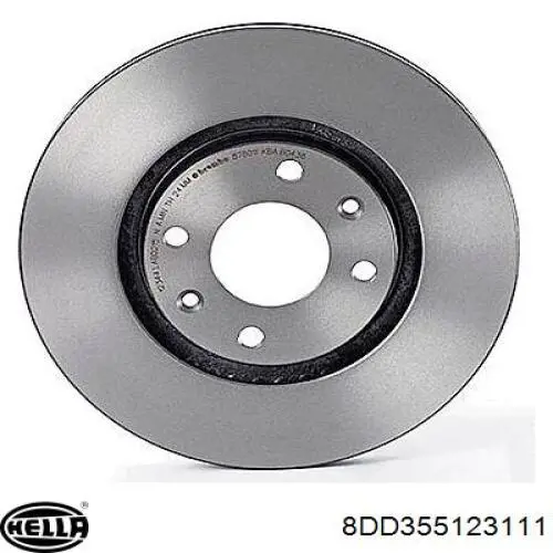 Tarcza hamulcowa przednia LR115005 Land Rover
