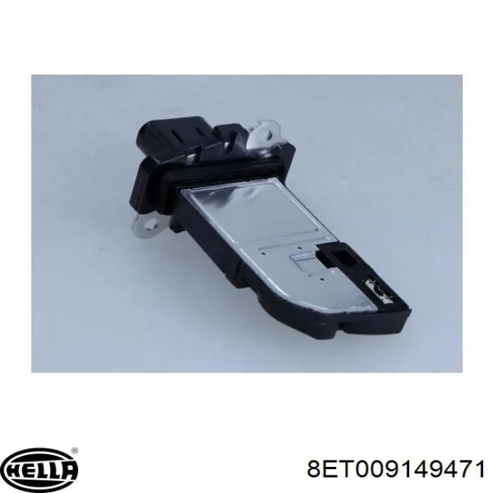 Do koszyka 8ET009149471 HELLA Czujnik przepływu powietrza, przepływomierz powietrza M.A.F.