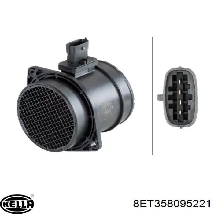Czujnik przepływu powietrza, przepływomierz powietrza M.A.F. Volvo 31361223 cena, od 95,34 USD
