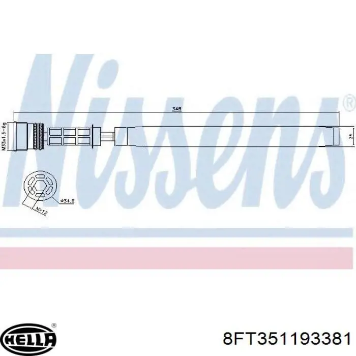 Osuszacz klimatyzacji General Motors 13277638 cena, od 37,31 USD