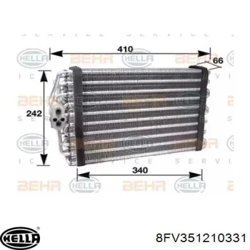 Parownik klimatyzacji Ford Scorpio I hatchback (GAE, GGE) (1985 - 1994) cena, od 223,40 USD