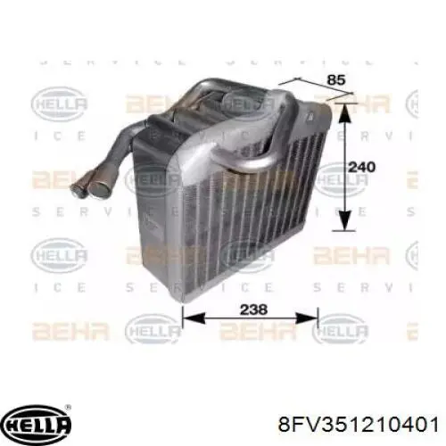 Parownik klimatyzacji do Jeep Grand Cherokee LAREDO 