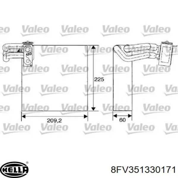 Parownik klimatyzacji Opel Movano A awangarda (F9) (1997 - 2010) cena, od 192,93 USD
