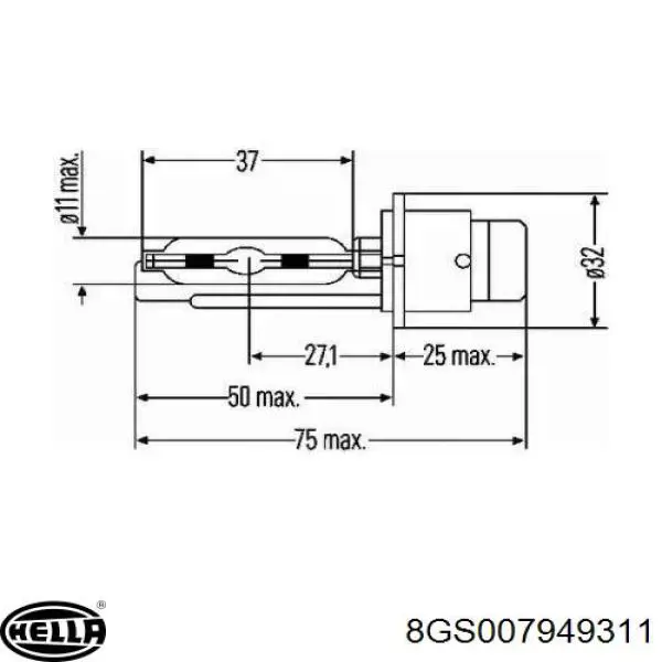 Żarówka ksenonowa Neolux D4SNX4S cena, od 55,29 USD