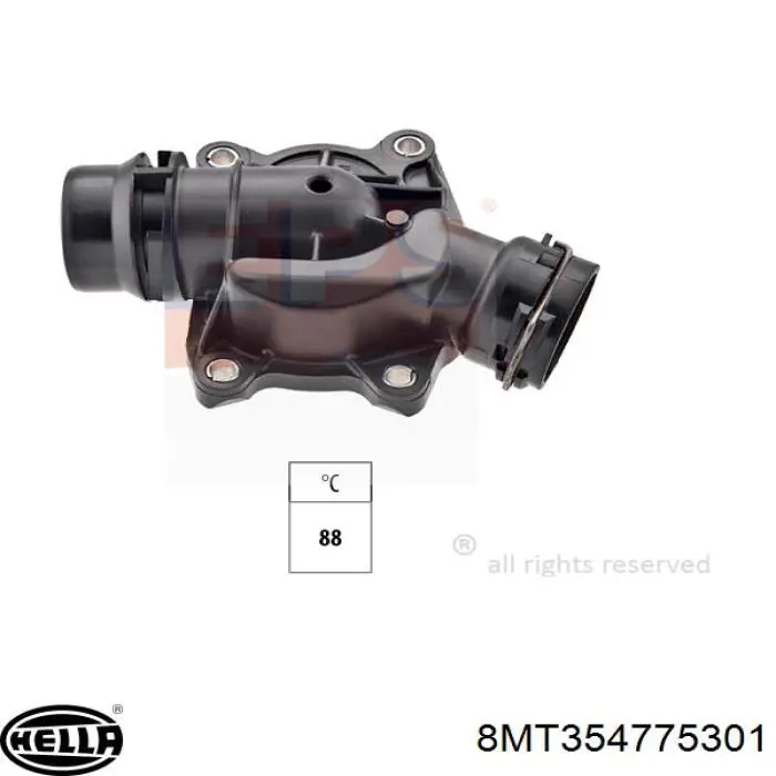 8MT354775301 HELLA Termostat