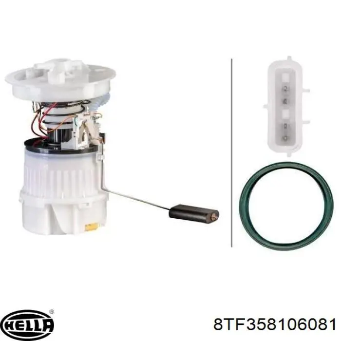 Moduł pompy paliwowej z czujnikiem poziomu paliwa Mazda ZY081335XA cena, od 100,46 USD