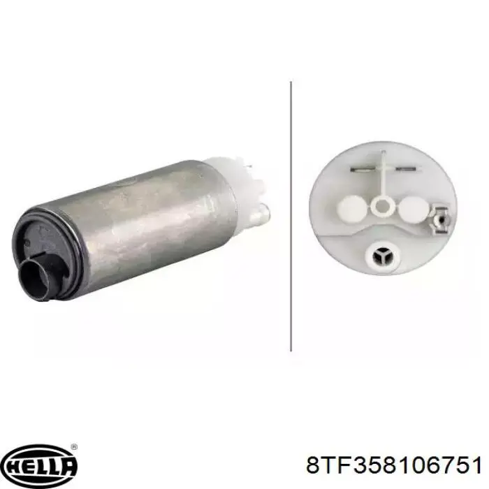 Do koszyka FE077912B1 Delphi Pompa paliwa elektryczna zanurzeniowa