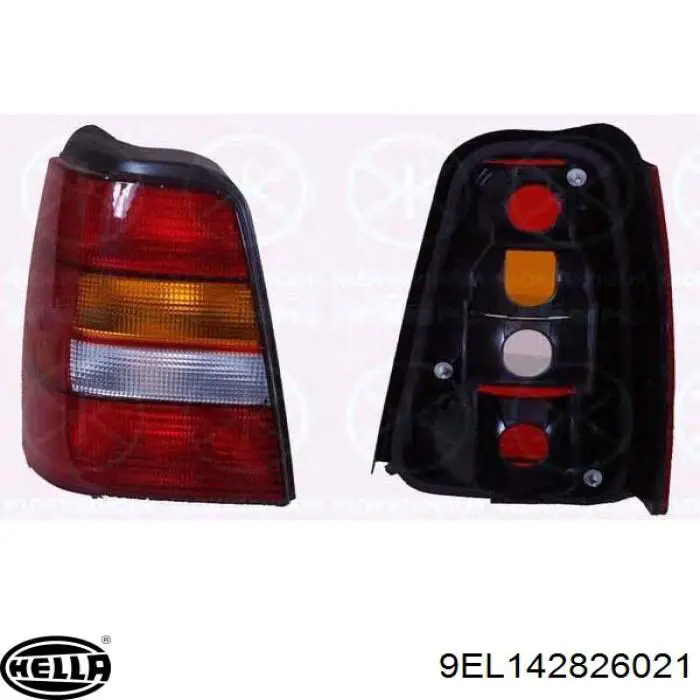 Do koszyka 9EL142826021 VAG Lampa zespolona tylna prawa