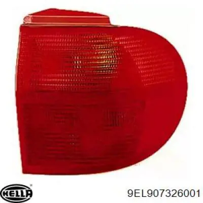 Lampa zespolona tylna prawa HELLA 9EL907326001 cena, od 108,51 USD