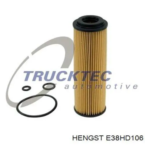 Do koszyka E38HD106 Hengst Filtr oleju