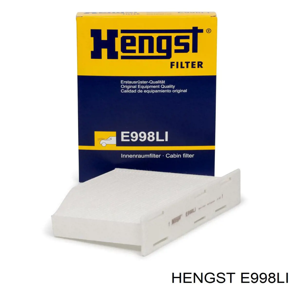 Do koszyka E998LI Hengst Filtr kabiny