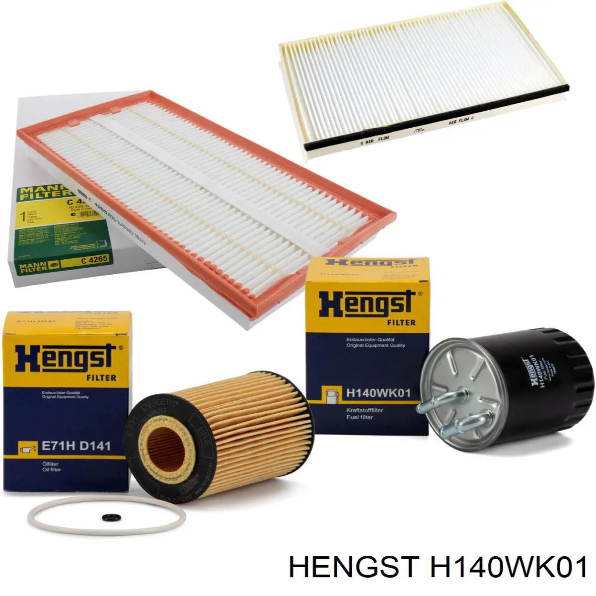 Do koszyka H140WK01 Hengst Filtr paliwa