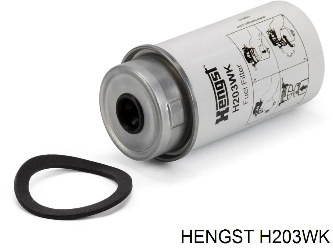 Do koszyka H203WK Hengst Filtr paliwa